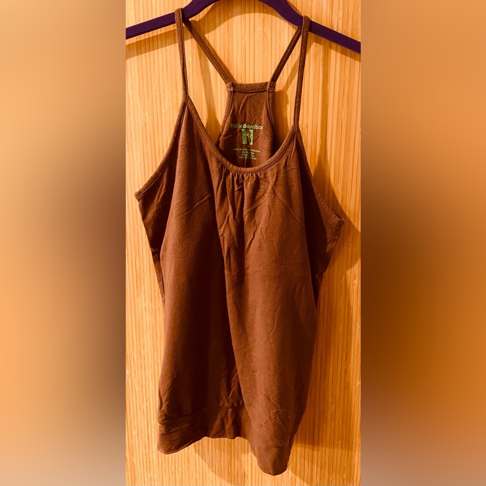 BAMBOO Rich Brown Tank Top